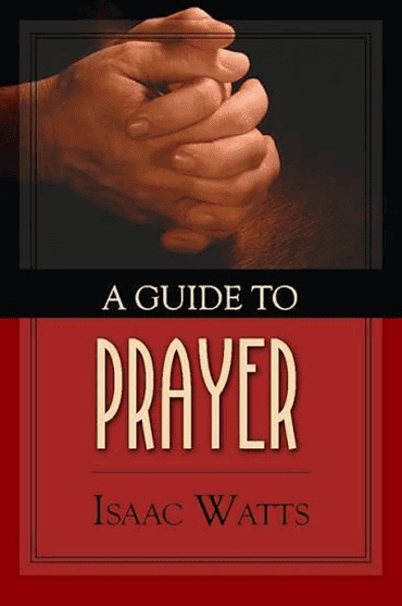 Praying hands on book cover.