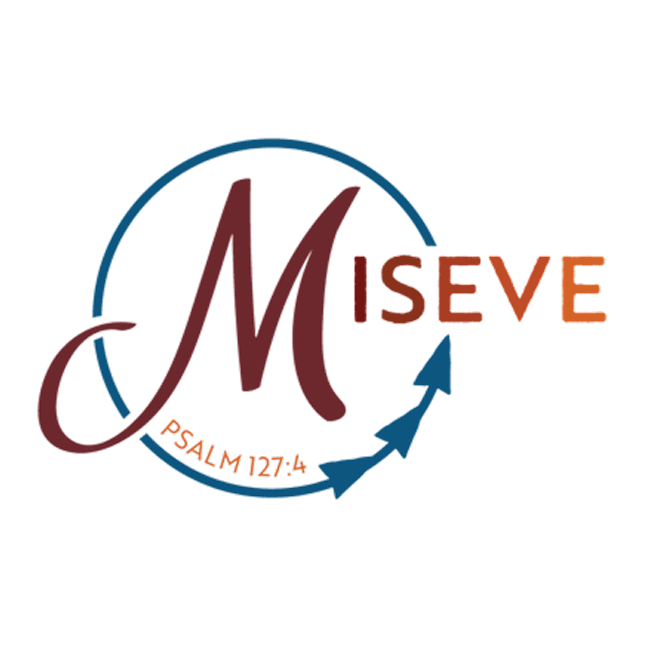 Miseve logo with arrow and Psalm 127:4 reference for Between Two Cultures.