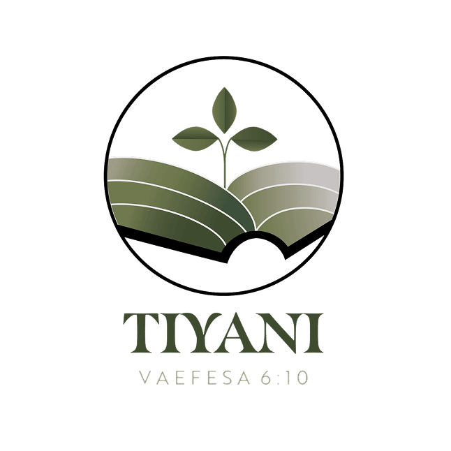 TYANI logo with a plant growing from an open book, symbolizing growth and knowledge.