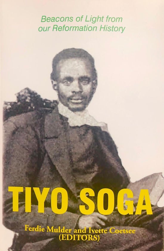 Portrait of Tiyo Soga, African preacher and educator, from the book cover.